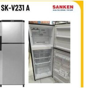 Tersedia [PROMO KHUSUS ] Kulkas 2 Pintu Sanken SKV 231