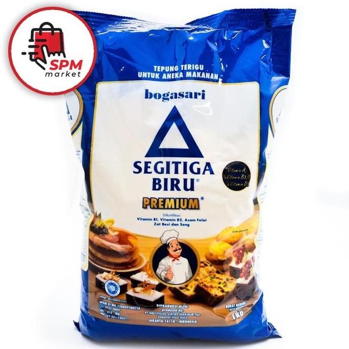 

Terlaris Tepung Terigu Segitiga Biru Premium 1Kg (Dus Isi 12 Pcs) Grosir