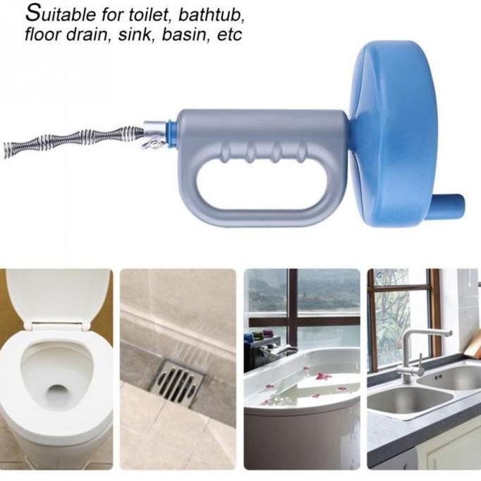 Pipe Drain Cleaner Alat Pembersih Saluran Pipa Mampet Air Mampet