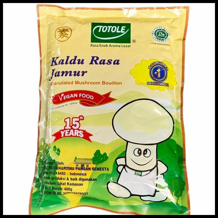 

Terlaris Totole Kaldu Jamur 400Gr/Penyedap Kaldu Jamur Totole Pengganti Msg Good Quality