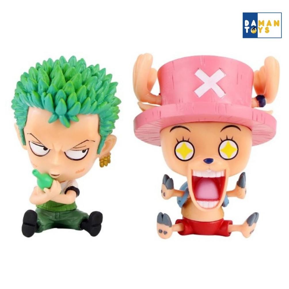 Eksklusif Action Figure One Piece Luffy /Zoro/Nami