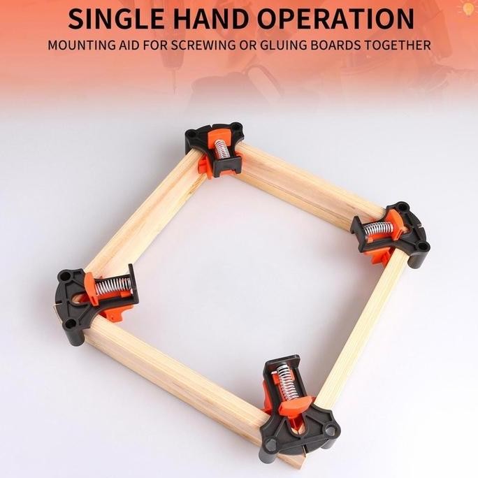 Klem Sudut Siku Corner Clamp Angle Clamp Mate Clamp