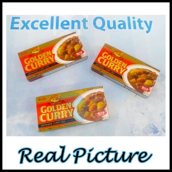 

Terlaris S&B Golden Curry 220Gr Mild | Kari Blok | Kari Jepang Good Quality