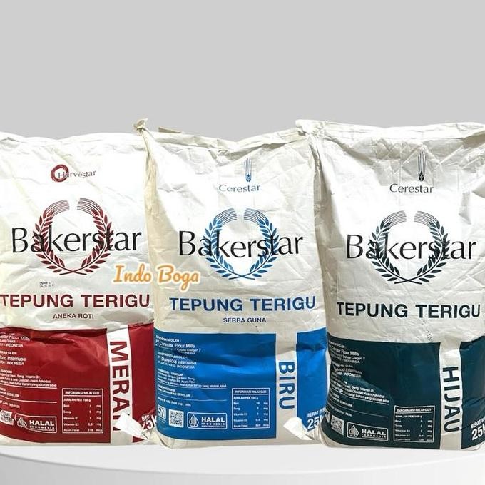 

Terlaris Bakerstar Wheat Flour Tepung Terigu Bakerstar 25 Kg