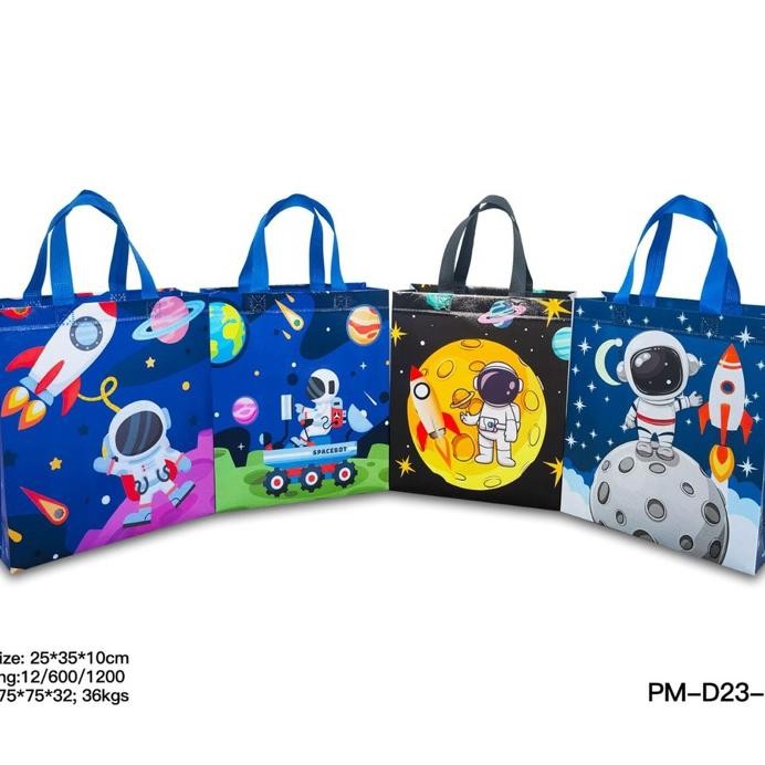 

Perlusin Tas Spunbond Laminasi Tas Ultah Anak 25X35X10 Tas Ultah Tas Press Ultah Goodiebag Ultah Tas Kado