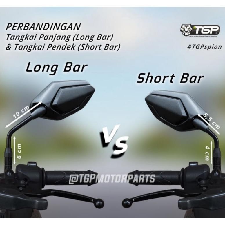 Spion Motor Vario 125 / 150 / Beat Fi Honda / Aksess Variasi Revo Spion TGP Spion Tiger Vario Sonic