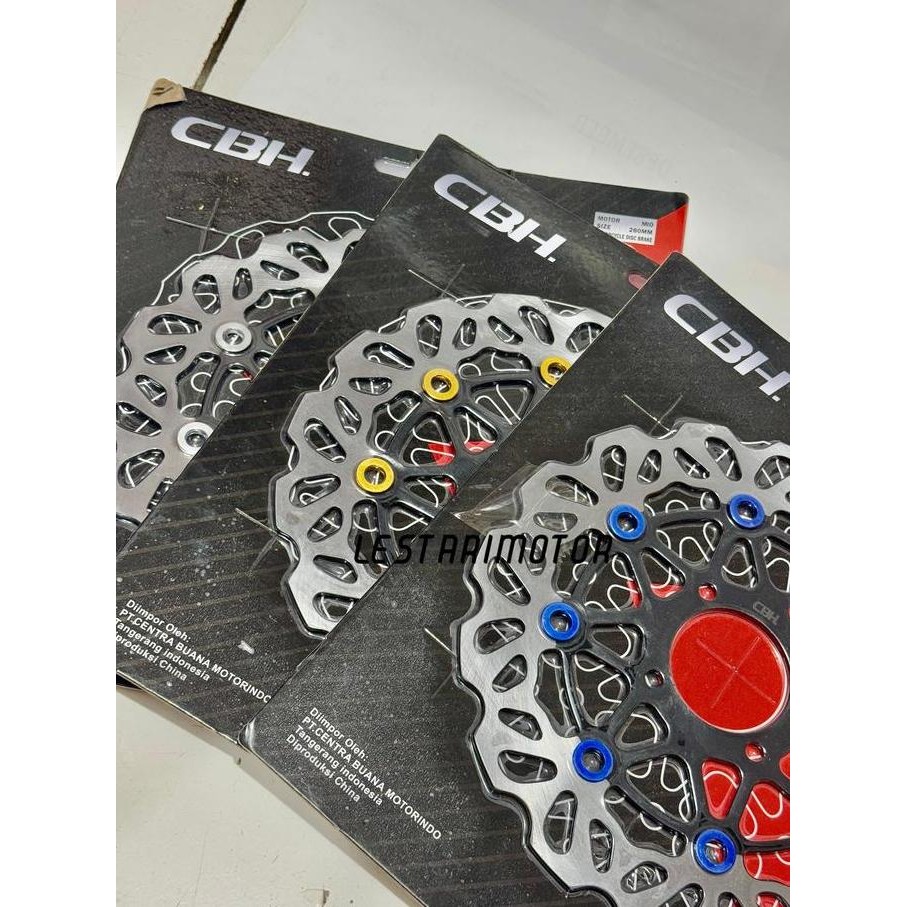 DISC CAKRAM PIRINGAN MIO SPORTY MIO SOUL MIO SMILE CBH FLOATING PLUS BRAKET 260MM BERKUALITAS