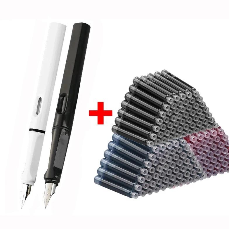 

Fountain Pen Set Replaceable Ink Refill Calligraphy Multifunction Pens For Writing 0.38Mm Office School Stationery Supplies