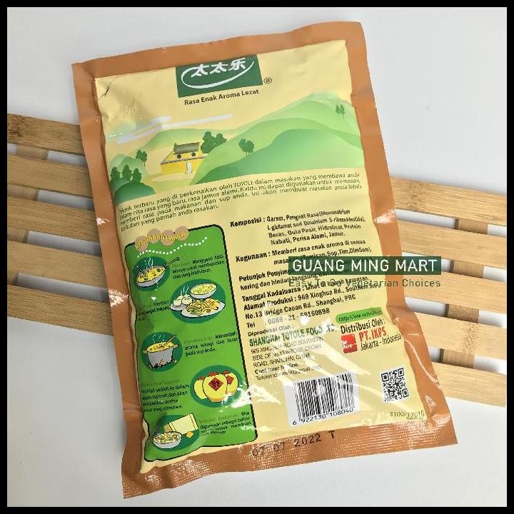 

Terlaris Bumbu Kaldu Jamur Totole 400Gr / Perasa Non Msg Mokucing Totole Good Quality