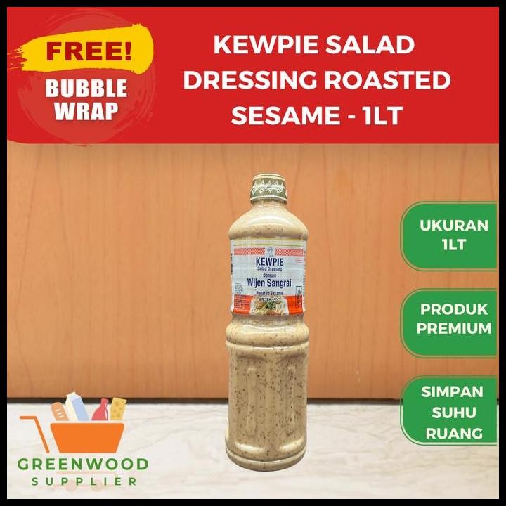 

Terlaris Kewpie Salad Dressing Roasted Sesame - 1Lt (Best Seller) Good Quality