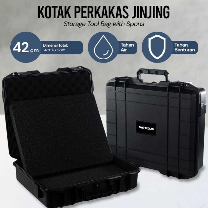 Tool Box Kotak Perkakas Portable Jinjing Storage Bag Tas Elektronik Peralatan Alat Tukang Teknisi 10