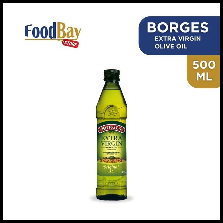 

Terlaris Borges - Extra Virgin Olive Oil 500 Ml (Minyak Zaitun Evoo) Good Quality