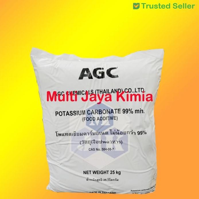 

Terlaris Potassium Carbonate / Potasium Karbonat / K2Co3 Food Grade 25Kg