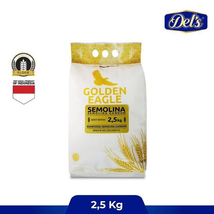 

Promo Tepung Semolina Golden Eagle Semolina Flour 2.5Kg