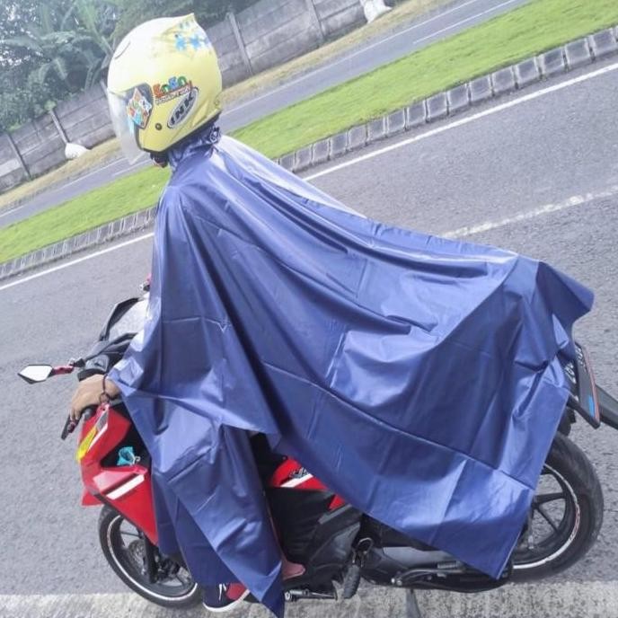 Miliki Jas Hujan Ponco Kelelawar Tanpa Lengan Dewasa  Bahan Poliester Tebal