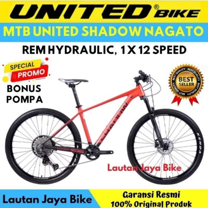 Sepeda Gunung Mtb Shadow Nagato Rem Hidrolik Operan Gigi 12 Speed Original Dan Terpercaya