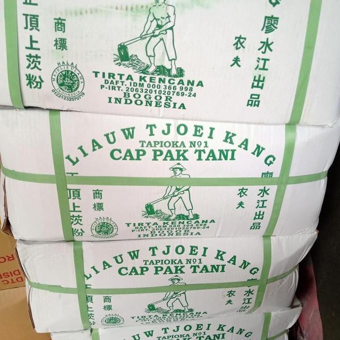 

Sale Tapioka Pak Tani Liauw Tjoei Kang 1 Dus 25 Kg