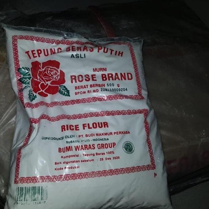 

Terlaris Tepung Beras - Rose Brand - 1/2 Kg