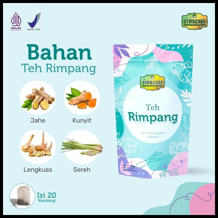 

Terlaris [Bpom] Paket 3 Pcs Teh Rimpang Syifacare - Minuman Herbal Rempah Jahe Kunyit Lengkuas Sereh - Halal Mui Good Quality