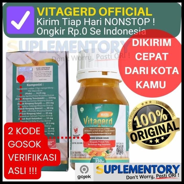 

Terlaris Madu Vitagerd Original Bpom Obat Herbal Lambung Maag Asli Vita Geerd Vitagred Vitaged Asli Official Store Good Quality