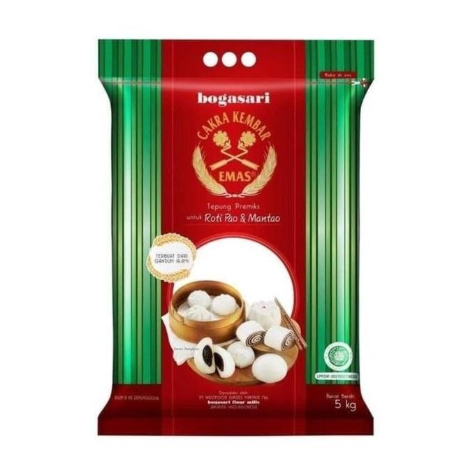 

Promo Tepung Terigu Cakra Kembar Emas Roti Pao Dan Mantao 5 Kg