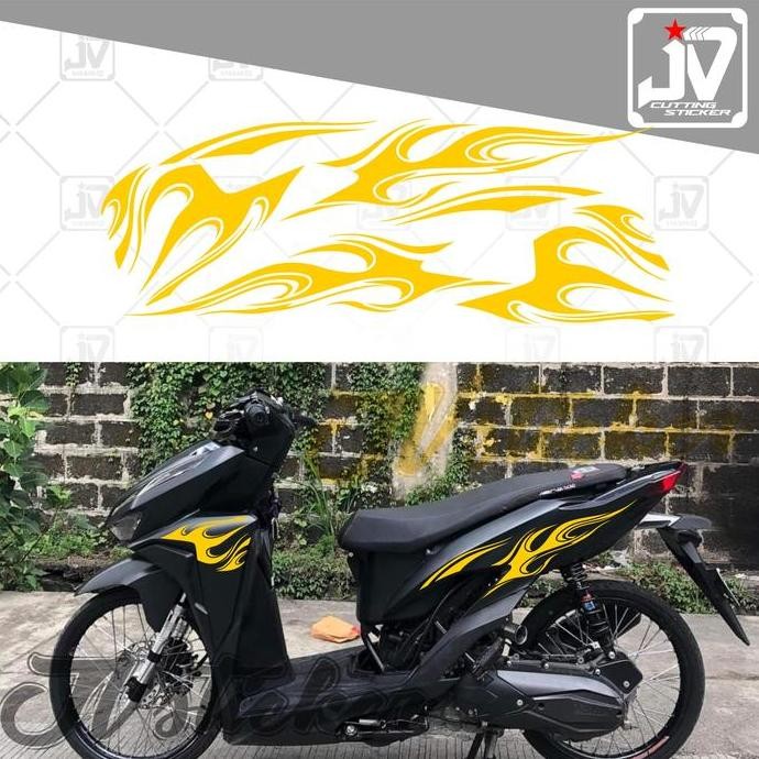 STIKER VARIO API  2020 CUTTING STIKER MOTOR HONDA VARIO MOTORCYCLE