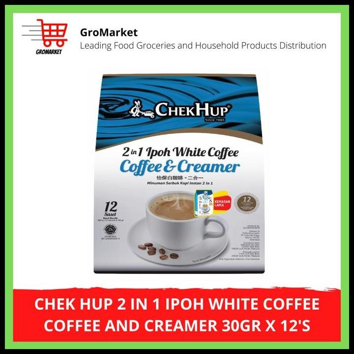 

Terlaris Chek Hup 2 In 1 Ipoh White Coffee No Sugar Added 30Gr X 12 Sachet Good Quality