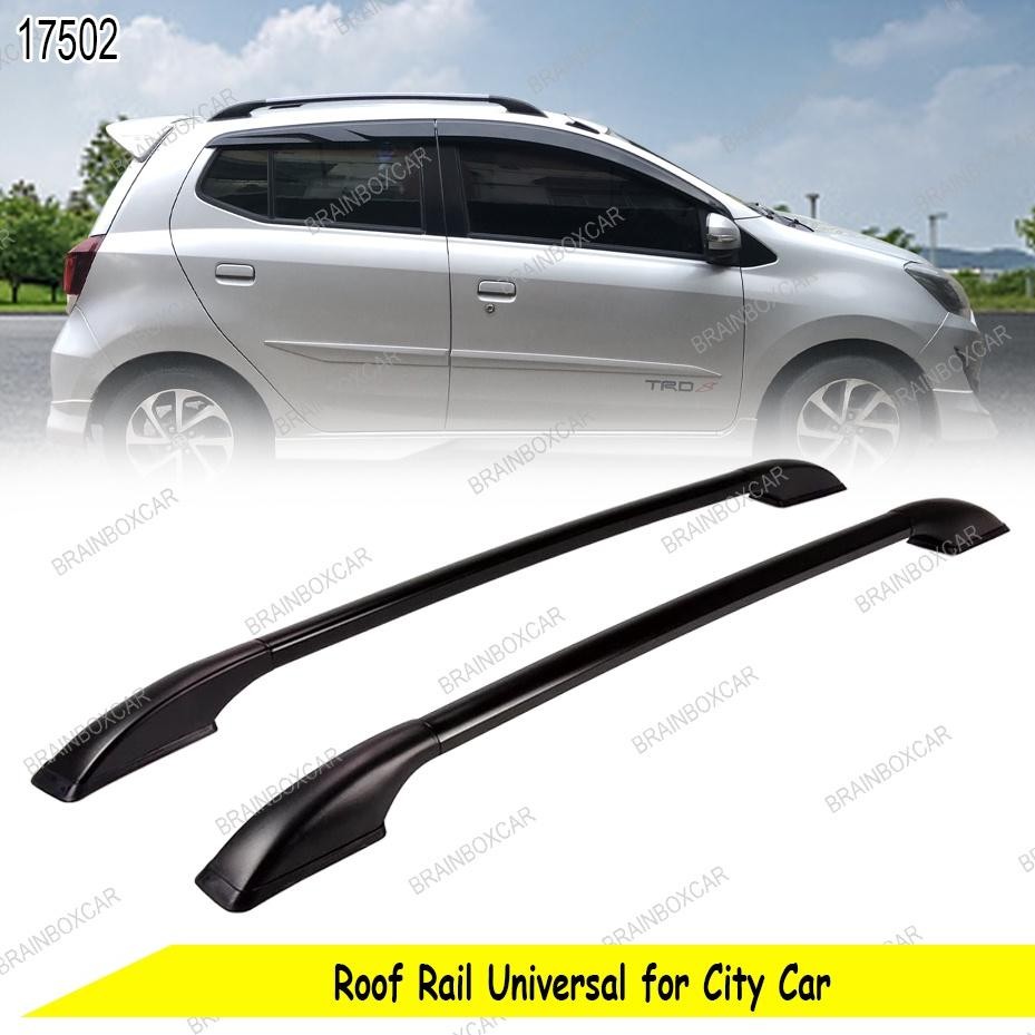 TERMURAH Roofrail Universal City Car Agya Ayla Brio Sporty Roof Rail Atap Mobil Siap kirim