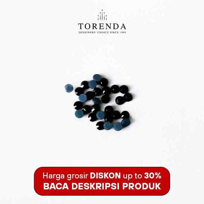 Terlaris Torenda Kristal Payet Tempel Hotfix Mote Gosok Hitam Jet / Gros 144pcs SALE