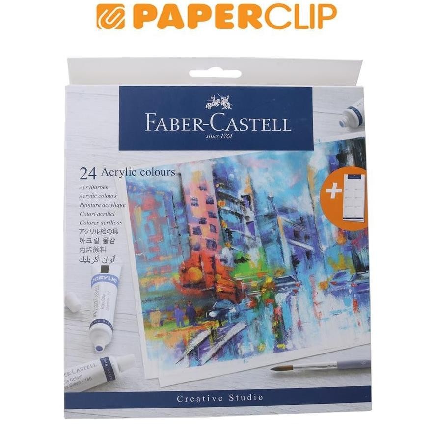

LINDU ACRYLIC COLOR FABER CASTELL CREATIVE STUDIO 379024 24C