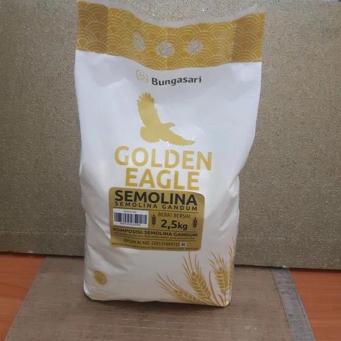 

Grosir Golden Eagle Tepung Gandum Semolina 2,5Kg