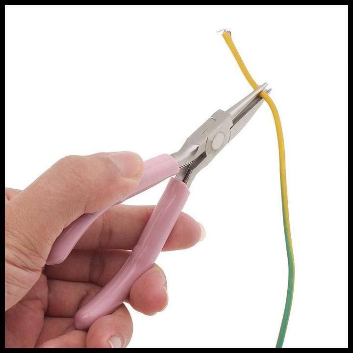 Tang Pembulat Kawat Loop Concave / Tang Umpan Handmade Pink Untuk Jig Metal / Tang Loop Tang Umpan H