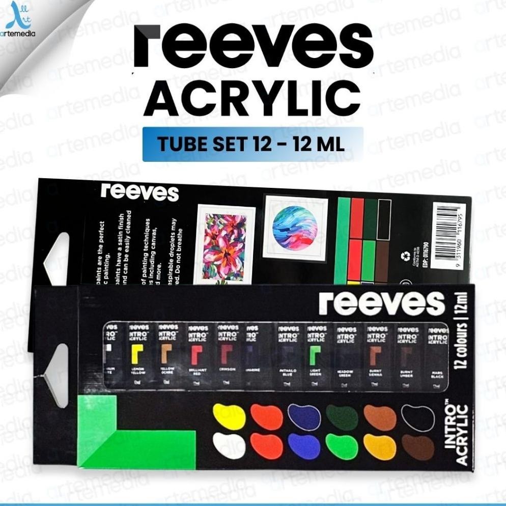 

LINDU Reeves Intro Acrylic Paint Color Tube Set Cat Akrilik
