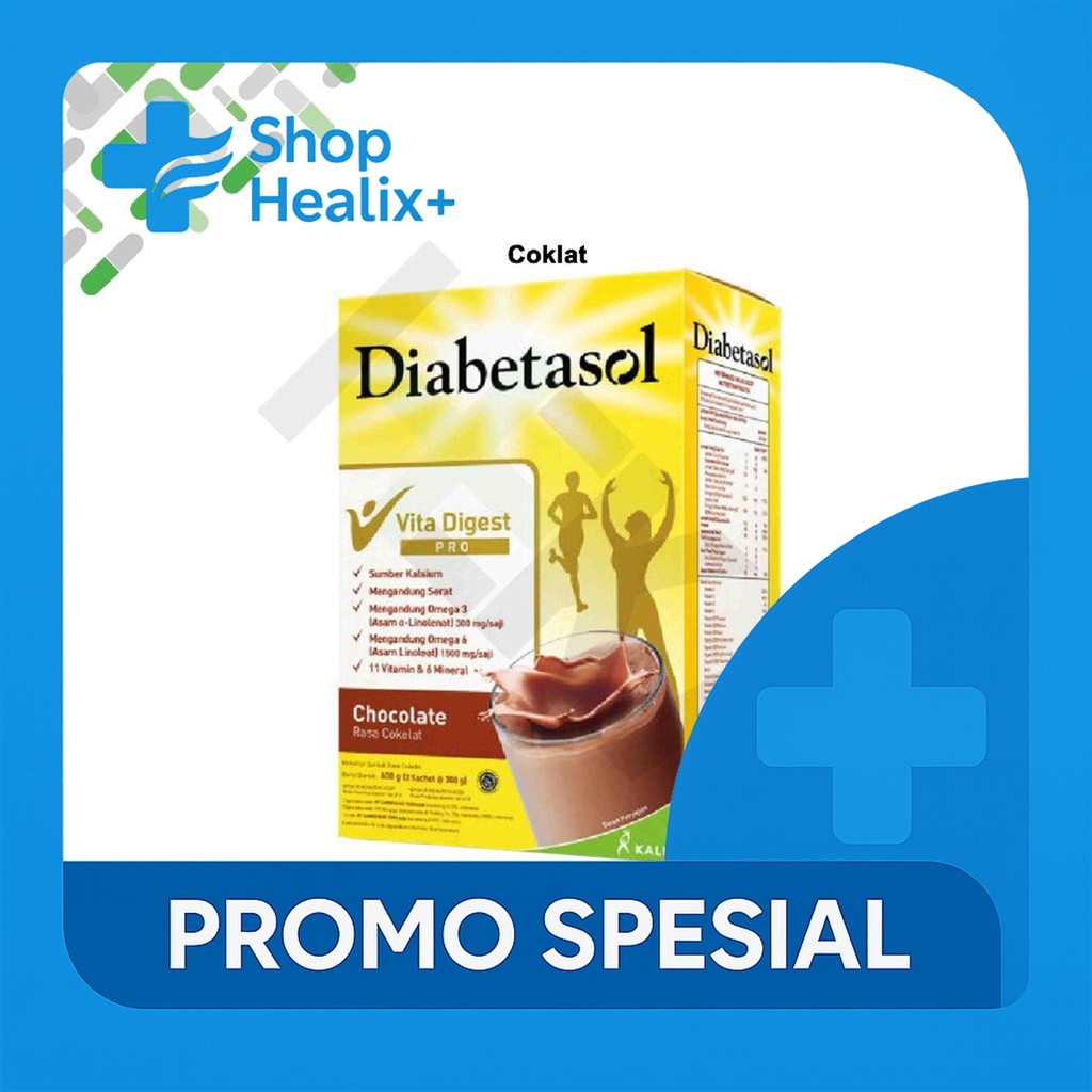 

DIABETASOL 570 G - SUSU NUTRISI KHUSUS DIABETES