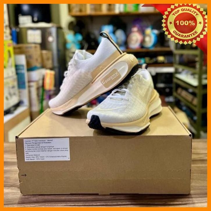 [dut] sepatu lari nike invincible 3 white - original free kaos kaki original nike