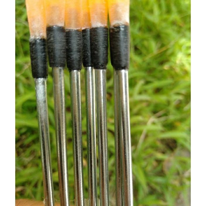 Tusuk Sate Stainless Anti Karat Aman Dipakai Panjang 15Cm Dan 17 Cm 45Mm 5Pcs