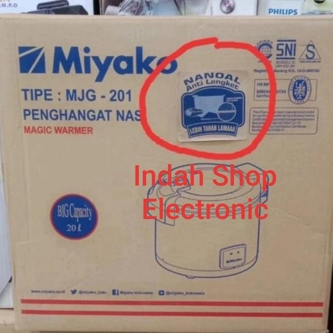 Sale Magic Jar Miyako Mjg-201/Miyako Mjg-201 Penghangat Nasi 20 L