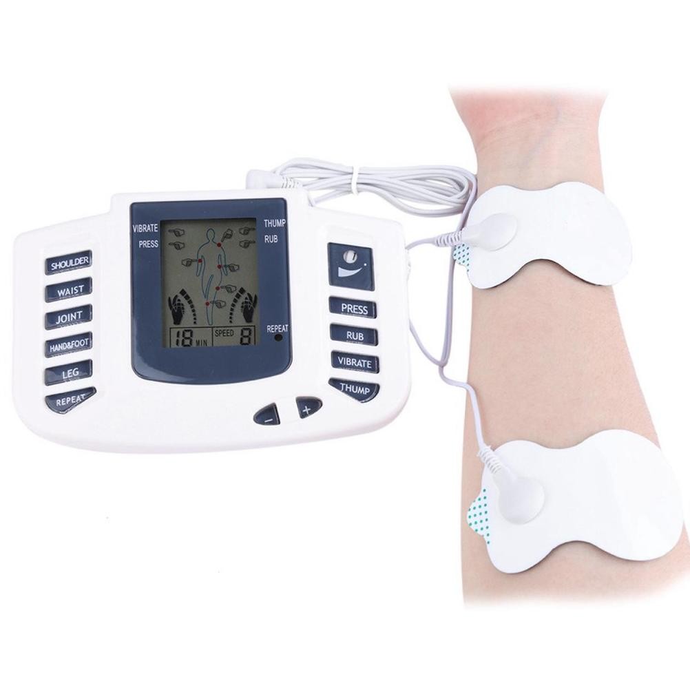 Alat Pijat Terapi Kesehatan Akupuntur 2 Pad Listrik Elektrik Elektronik Portable Multifungsi