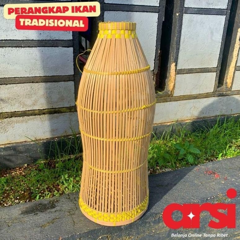 TERMURAH Bubu Perangkap Ikan Bambu Tradisional Fish Trap Siap kirim