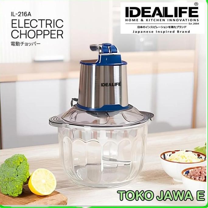 

Terlaris Chopper Penggiling Serbaguna Idealife Il 216A - Kapasitas 5 Liter