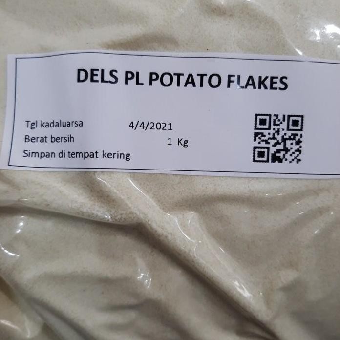 

Terlaris Dels Potato Flake Atau Tepung Kentang Halus 1Kg Cocok U/ Kue, Cake Dll