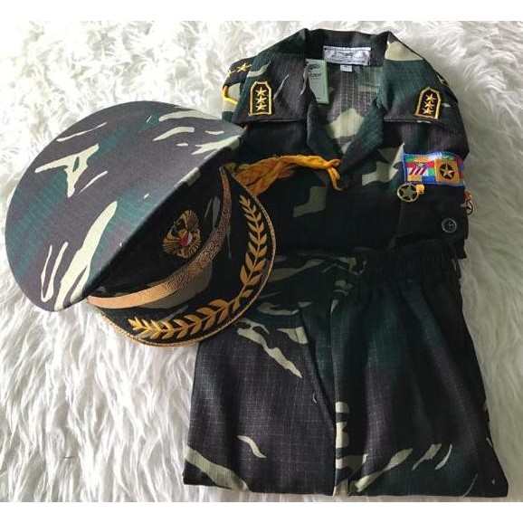 Baju Loreng TNI AD Anak Anak