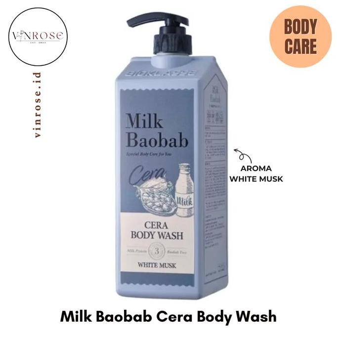 Milk Baobab Cera Body Wash Korea Sabun Mandi