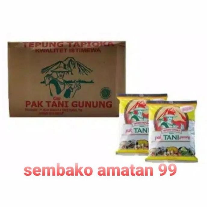 

Terlaris Tepung Tapioca Cap Pak Tani Gunung Dus Kemasan 500 Gram