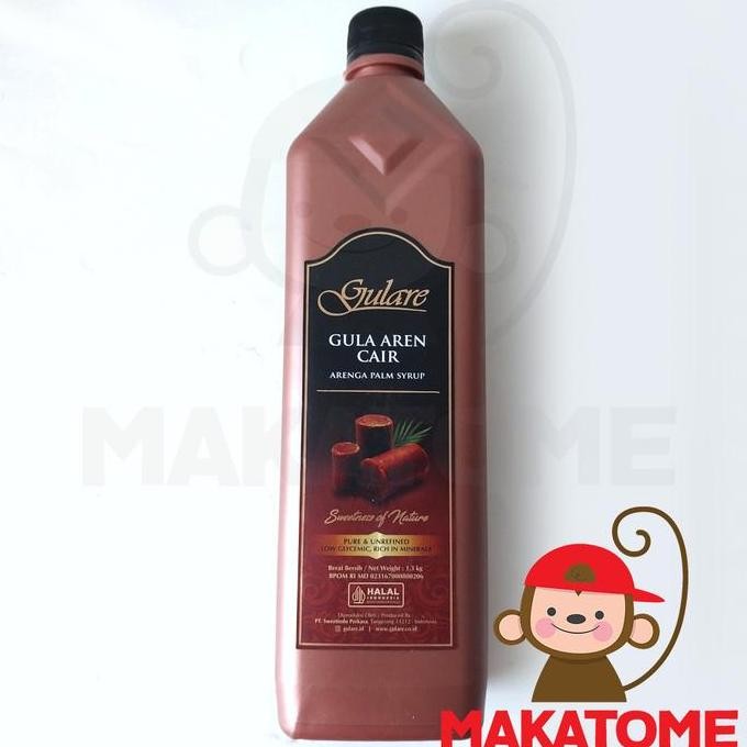

Terlaris Gulare Palm Sugar Syrup Gula Aren Cair 1.3Kg 1,3Kg 1,3 Kg Brown