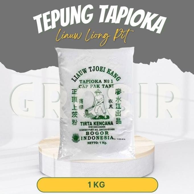 

Terlaris Tepung Instan / Sagu Tani / Tepung Tapioka / Liauw Liong Pit 1 Kg