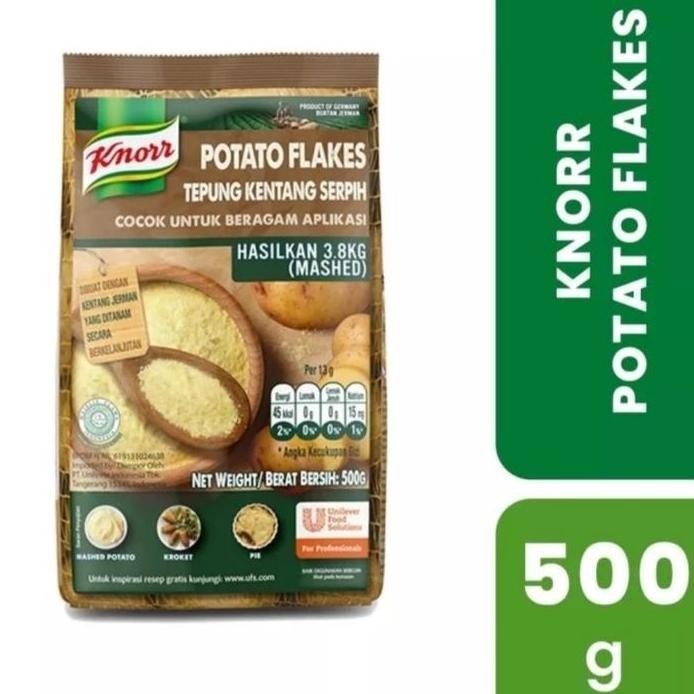 

Terlaris Knorr Potato Flakes Tepung Kentang Serpih 500 Gram