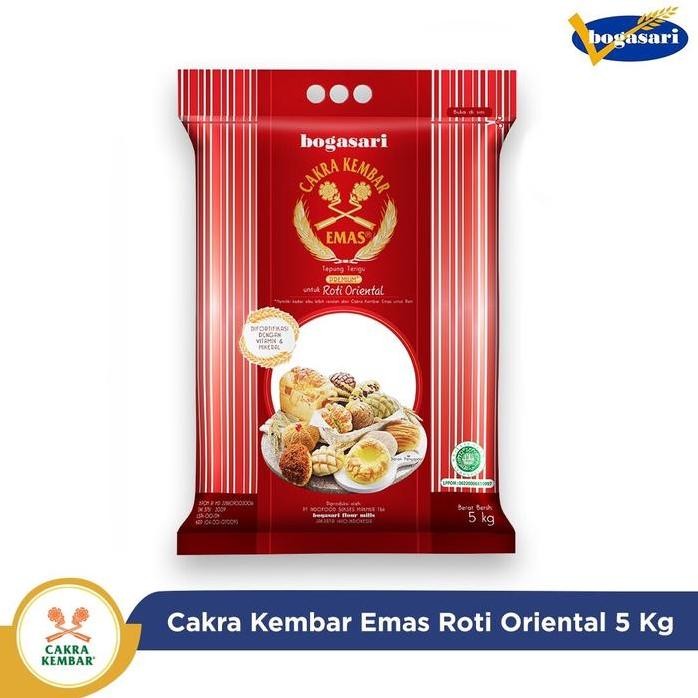 

Terlaris Cakra Kembar Emas Roti Oriental 5Kg Tepung Terigu Untuk Roti Oriental
