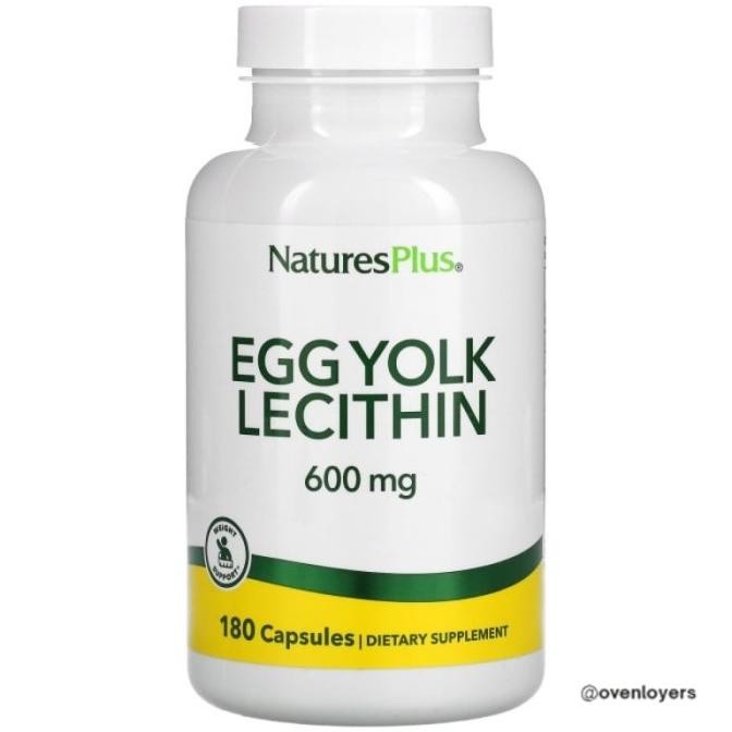 Natures Plus Egg Yolk Lecithin 300 Mg 180 Capsules