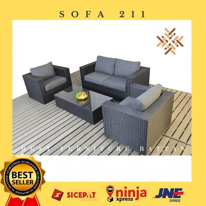 

Terlaris Set Kursi Sofa Bangku Korsi 211 Duduk Teras Malas Santai Rotan Sintetis Untuk Teras Ruang Tamu 1 Set Modern Nyaman Empuk Mewah Minimalis